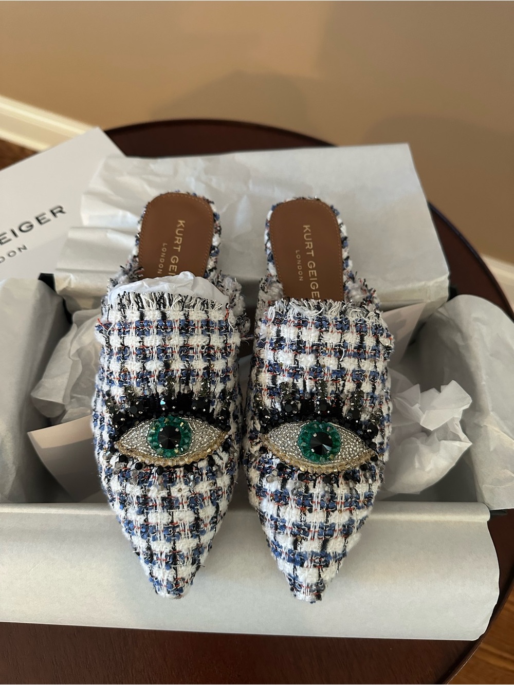 Kurt Geiger London Olive Eye Mule